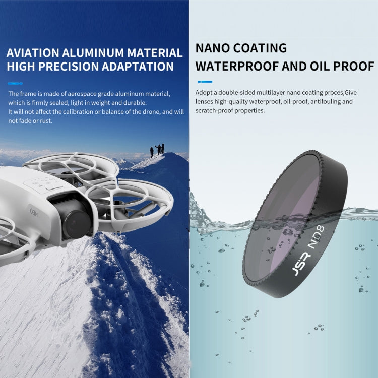 DJI Neo JSR KB -sarjan droonien linssisuodattimelle