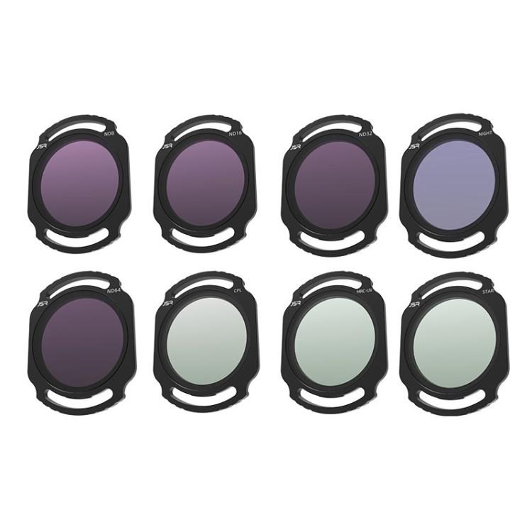 DJI O4 Air Unit Pro / Avata 2 JSR YB -sarjan kameran linssisuodatin, MCUV, CPL, ND8, ND16, ND32, ND64, ND256, ND8PL, ND16PL, ND32PL, ND64PL, NIGHT, STAR, MCUV x 2, MCUV x 3, 3 in 1 CPL ND8/16, 4 in 1 ND, 4 in 1 NDPL, 6 in 1 ND8-64 UV CPL...