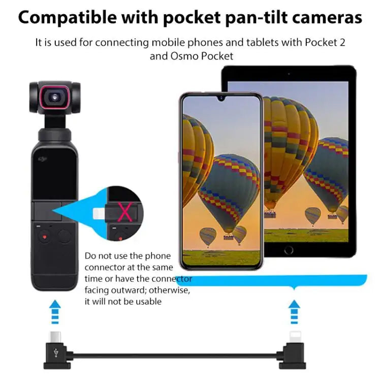 BRDRC Converting Data Cable - BRDRC Datakabel för DJI Drönare