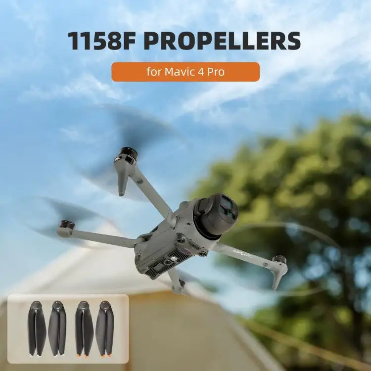 DJI Mavic 4 Pro Sunnylife 1158F -pikakiinnityksellä varustetuille potkurin lapoille, yksi pari, kaksi paria