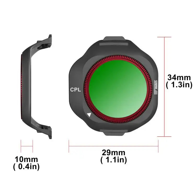 DJI Mini 5 Pro STARTRC -kameran linssisuodin, CPL, YÖ, 3-in-1 CPL ND16/64, 4-in-1 CPL ND8/32/128, 4-in-1 CPL ND16/64 YÖ, 6-in-1 Mixed-suodin