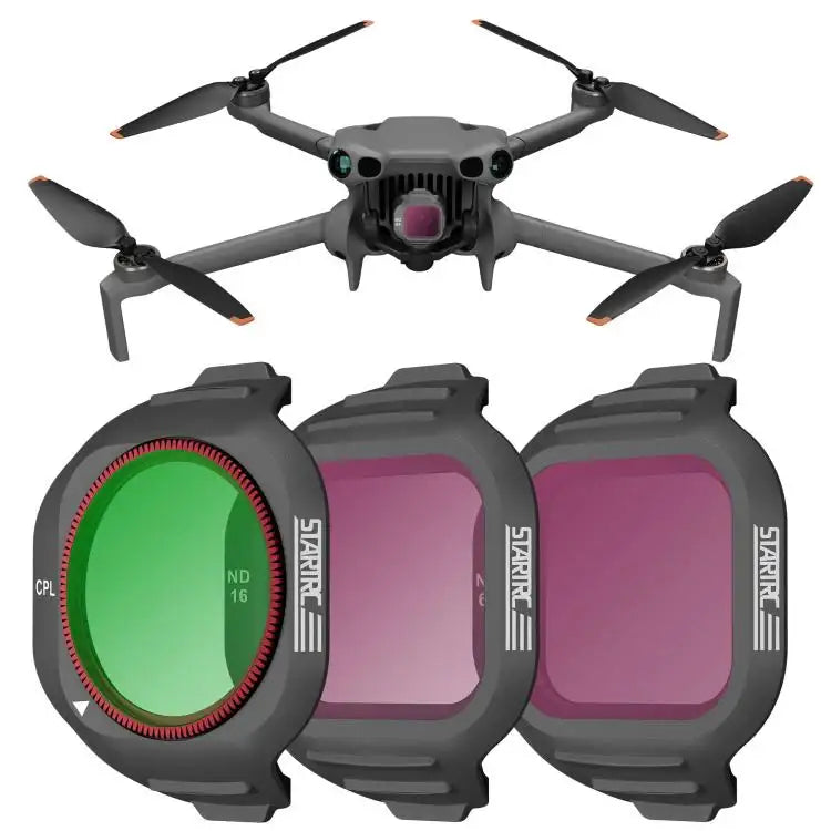 DJI Mini 5 Pro STARTRC -kameran linssisuodin, CPL, YÖ, 3-in-1 CPL ND16/64, 4-in-1 CPL ND8/32/128, 4-in-1 CPL ND16/64 YÖ, 6-in-1 Mixed-suodin