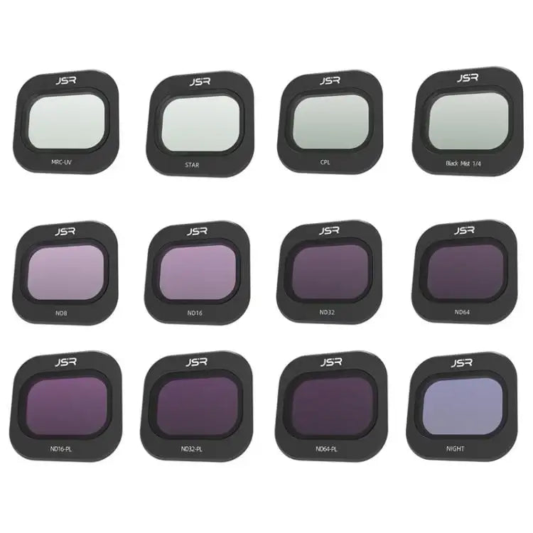 DJI Mini 5 Pro JSR KB -sarjan droonikameran linssisuodatin, MCUV, CPL, ND8, ND16, ND32, ND64, ND128, ND256, STAR, NIGHT, Black Mist 1/4, 3 in 1 UV ND8/16, 3 in 1 ND8/32/128, 4 in 1 CPL ND8-32, 4 in 1 ND8-64, 6 in 1 ND8-64 UV CPL, 8 in 1 Mixed Filter ...