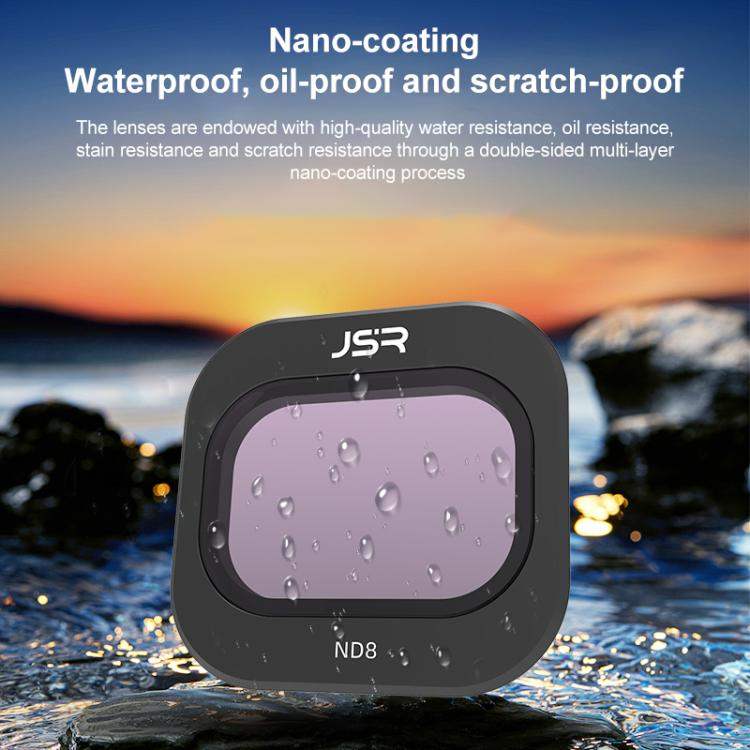 DJI Mini 5 Pro JSR KB -sarjan droonikameran linssisuodatin, MCUV, CPL, ND8, ND16, ND32, ND64, ND128, ND256, STAR, NIGHT, Black Mist 1/4, 3 in 1 UV ND8/16, 3 in 1 ND8/32/128, 4 in 1 CPL ND8-32, 4 in 1 ND8-64, 6 in 1 ND8-64 UV CPL, 8 in 1 Mixed Filter ...