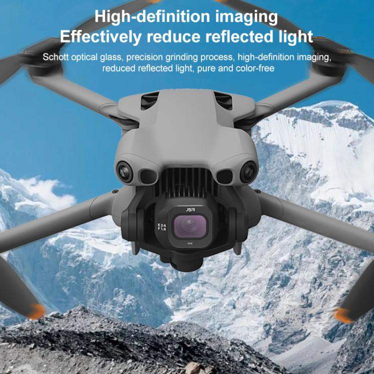 DJI Mini 5 Pro JSR KB -sarjan droonikameran linssisuodatin, MCUV, CPL, ND8, ND16, ND32, ND64, ND128, ND256, STAR, NIGHT, Black Mist 1/4, 3 in 1 UV ND8/16, 3 in 1 ND8/32/128, 4 in 1 CPL ND8-32, 4 in 1 ND8-64, 6 in 1 ND8-64 UV CPL, 8 in 1 Mixed Filter ...