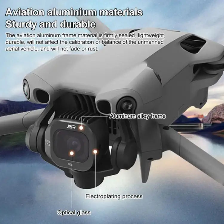 DJI Mini 5 Pro JSR KB -sarjan droonikameran linssisuodatin, MCUV, CPL, ND8, ND16, ND32, ND64, ND128, ND256, STAR, NIGHT, Black Mist 1/4, 3 in 1 UV ND8/16, 3 in 1 ND8/32/128, 4 in 1 CPL ND8-32, 4 in 1 ND8-64, 6 in 1 ND8-64 UV CPL, 8 in 1 Mixed Filter ...