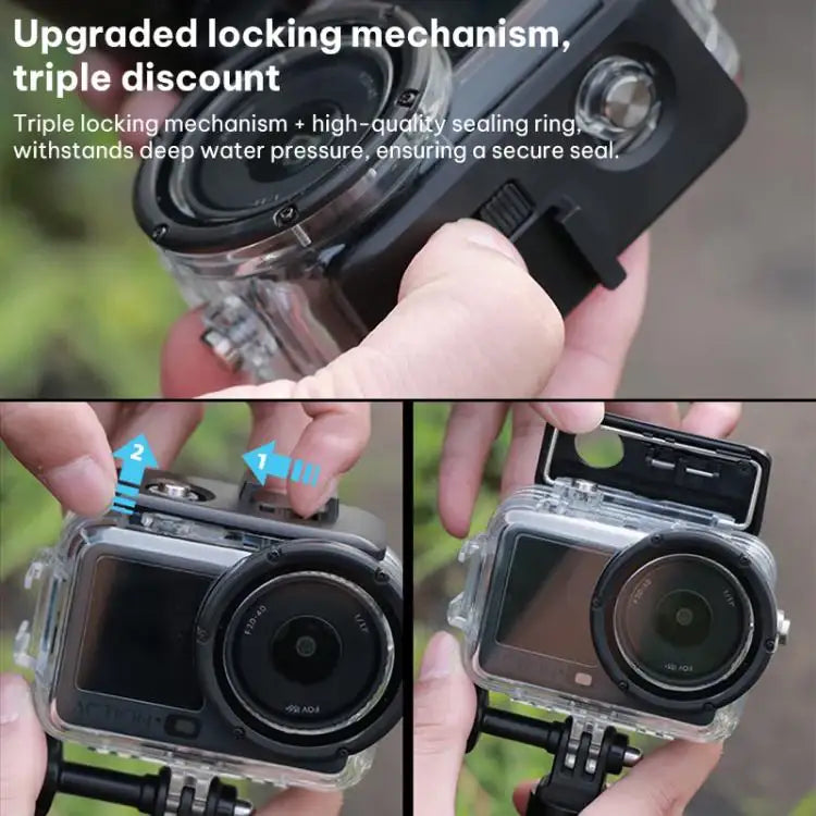 Kestävä vedenalainen kotelo Osmo Action 6:lle