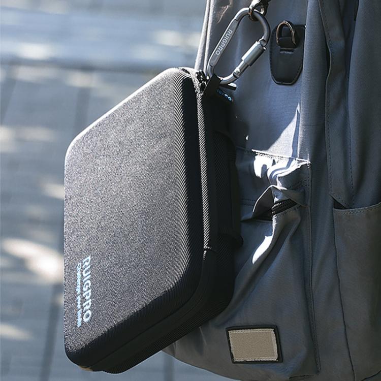 RUIGPRO Förvaringsväska Digital för Elektronik, svart organiserare med blixtlås, håller kablar och tillbehör säkra.