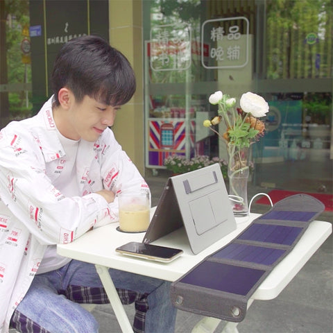 HAWEEL 14W Vikbar Solpanel