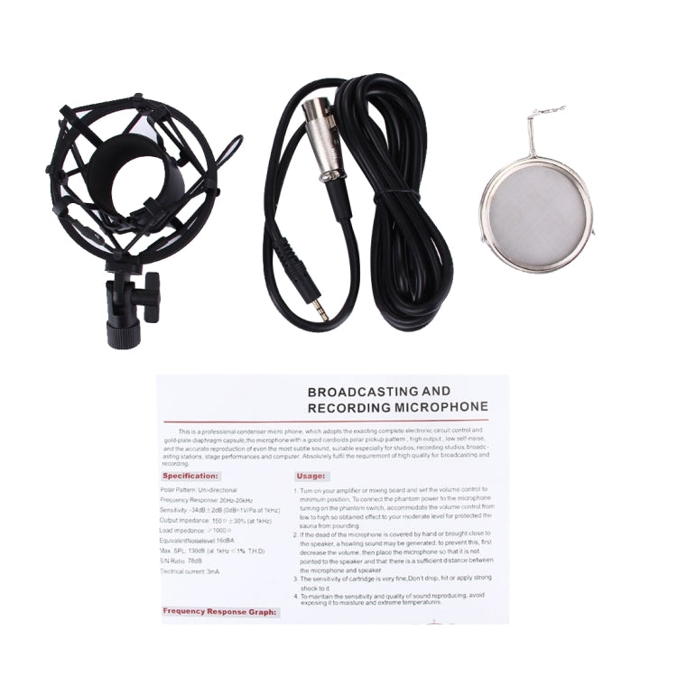3000 Home KTV Mic Condenser - Kondensaattorimikrofoni kotistudioon