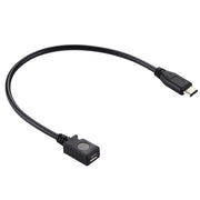 USB-C - Micro USB -sovitinkaapeli 29 cm