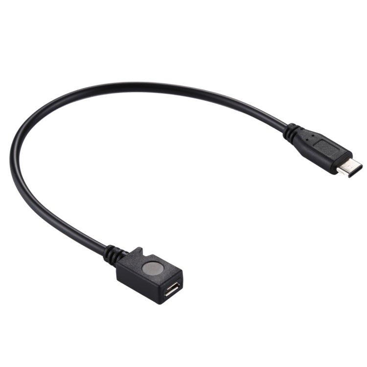 USB-C - Micro USB -sovitinkaapeli 29 cm