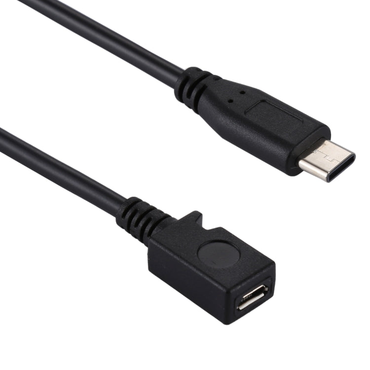 USB-C - Micro USB -sovitinkaapeli 29 cm