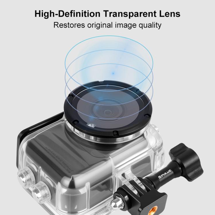 Vattentätt dykhus för Insta360 GO – perfekt för undervattensfotografering och snorkling.