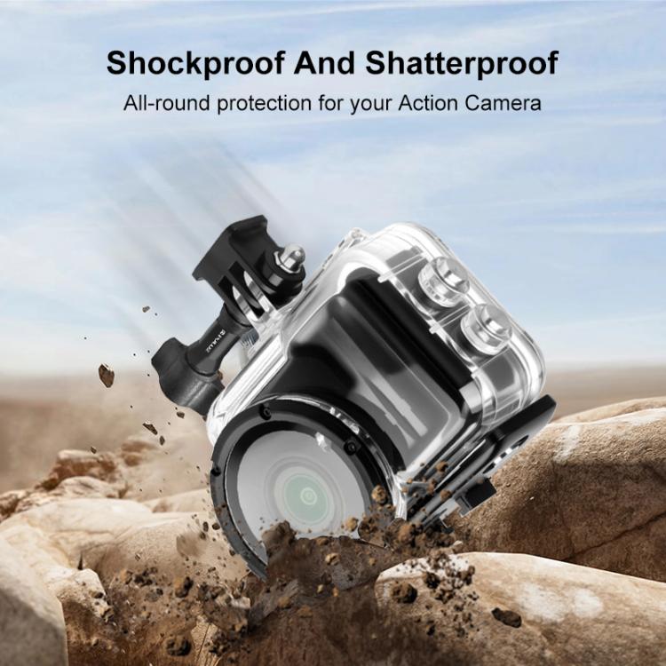 Vattentätt fodral för Insta360 GO – Dykhus för ultimat undervattensfilmning.