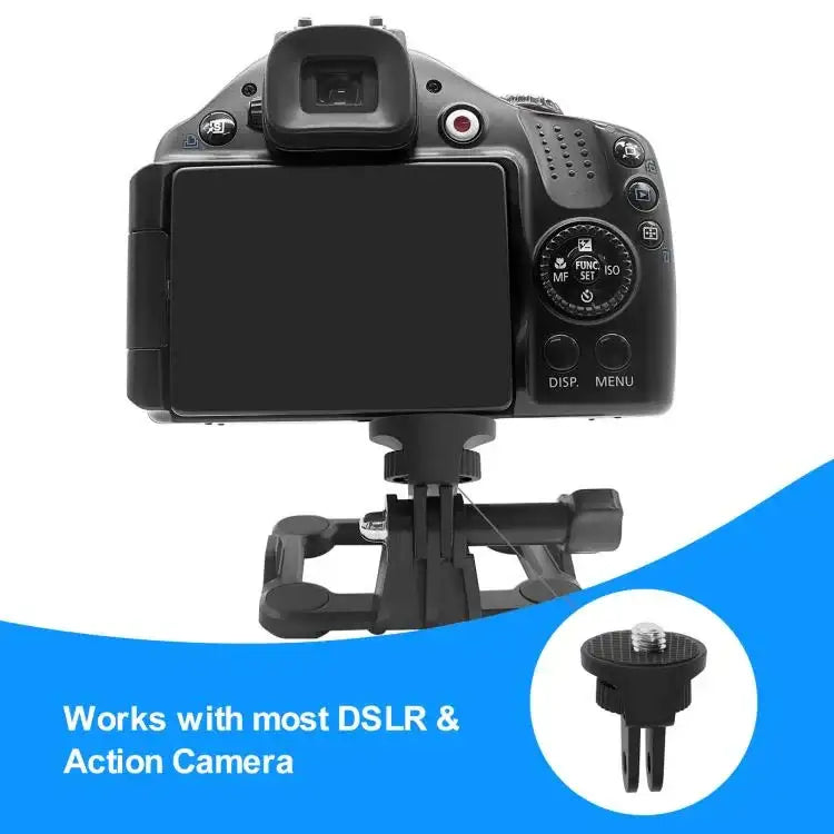 PULUZ 1/4 inch Screw Adjustable ABS Action Camera Tripod Adapter - Action King