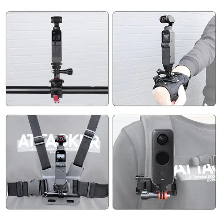 PULUZ 1/4 inch Screw Adjustable ABS Action Camera Tripod Adapter - Action King