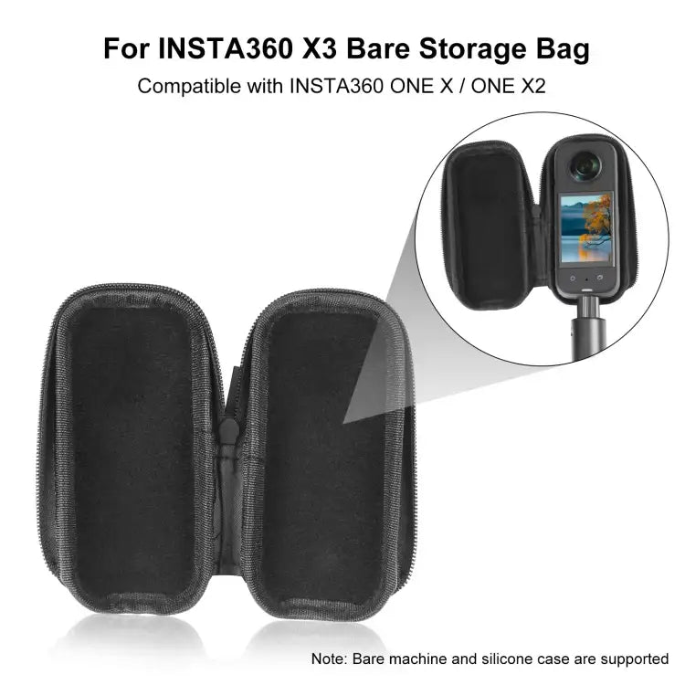 For Insta360 X3 / ONE X2 PULUZ Camera Portable Case Box Storage Bag - Action King