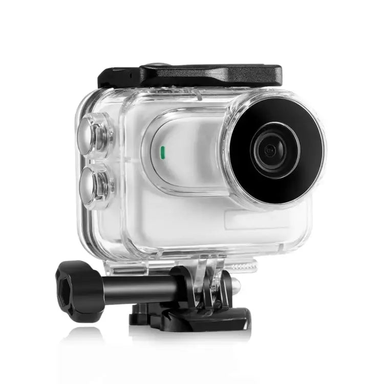 For Insta360 GO 3 PULUZ 60m Underwater Waterproof Housing Case with Base Adapter & Screw - Action King