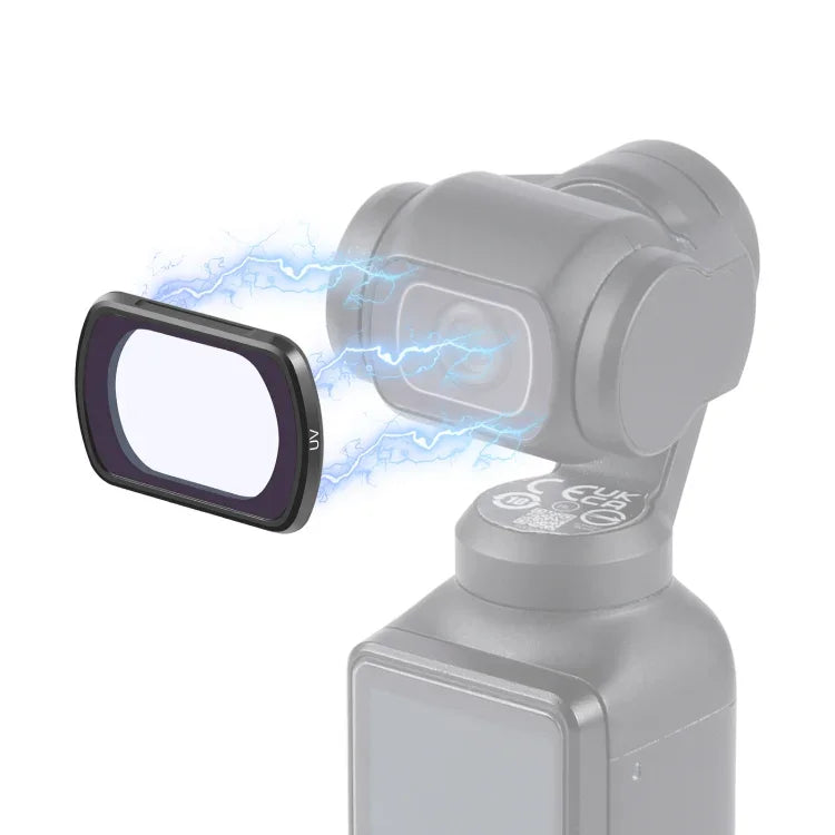 For DJI&#160;Pocket&#160;3 PULUZ Magnetic Camera Lens UV Filter - Action King