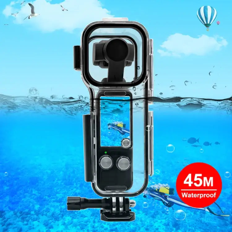 For DJI Osmo Pocket 3 PULUZ 45m Underwater Waterproof Housing Diving Case - Action King