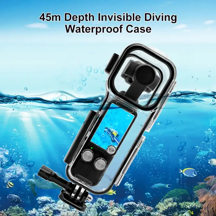 For DJI Osmo Pocket 3 PULUZ 45m Underwater Waterproof Housing Diving Case - Action King