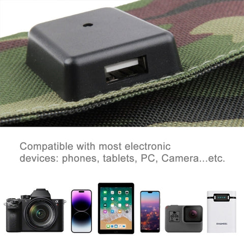 10W Portabel Vikbar Solpanel