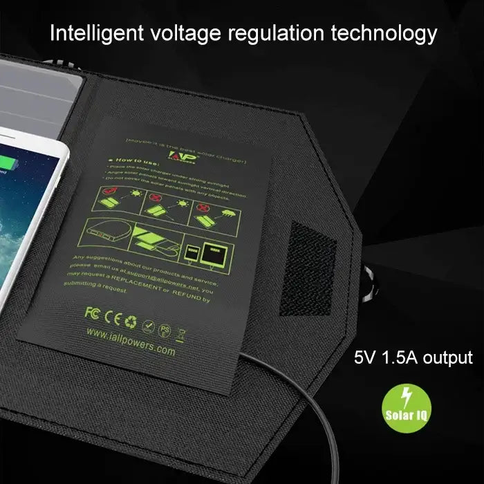 ALLPOWERS Aurinkopaneeli 10W 5V - ALLPOWERS Aurinkopaneeli 10W