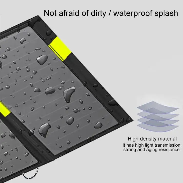 ALLPOWERS 20W Portabel Solcellsladdare: hopfällbar, vattentålig, för laddning av telefoner och enheter utomhus.