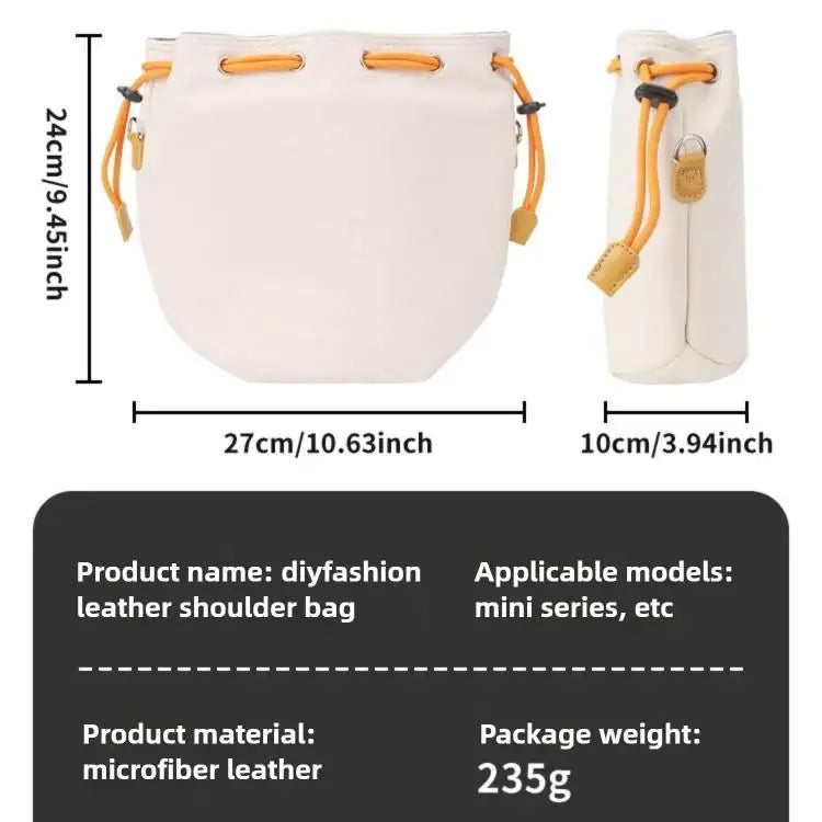 DJI Mini 2 Crossbodyväska för säker förvaring & transport, svart, slitstarkt material.