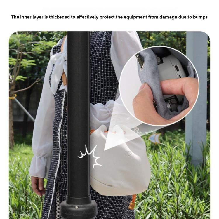 DJI Mini 2 crossbodyväska i tåligt material för säker förvaring och enkel transport av drönare och tillbehör.