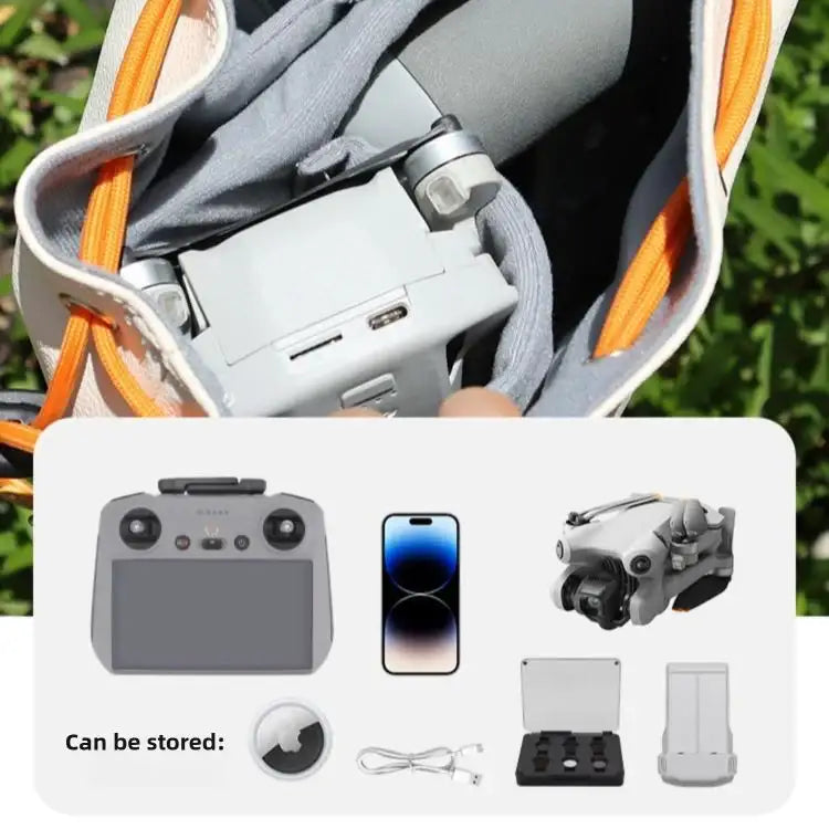 Korkealaatuinen DJI Mini 2 -olkalaukku turvalliseen säilytykseen