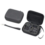 Portabel förvaring actionkamera väska för DJI Osmo Action 6 med handtag och rem.