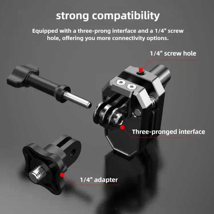 Vakaa tuulilasikiinnike alumiinia auton kameroille