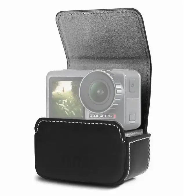 Waterproof Mini Leather Case Storage Carrying Box for DJI OSMO Action / GoPro / SJCAM / Xiaomi Mi Jia - Action King
