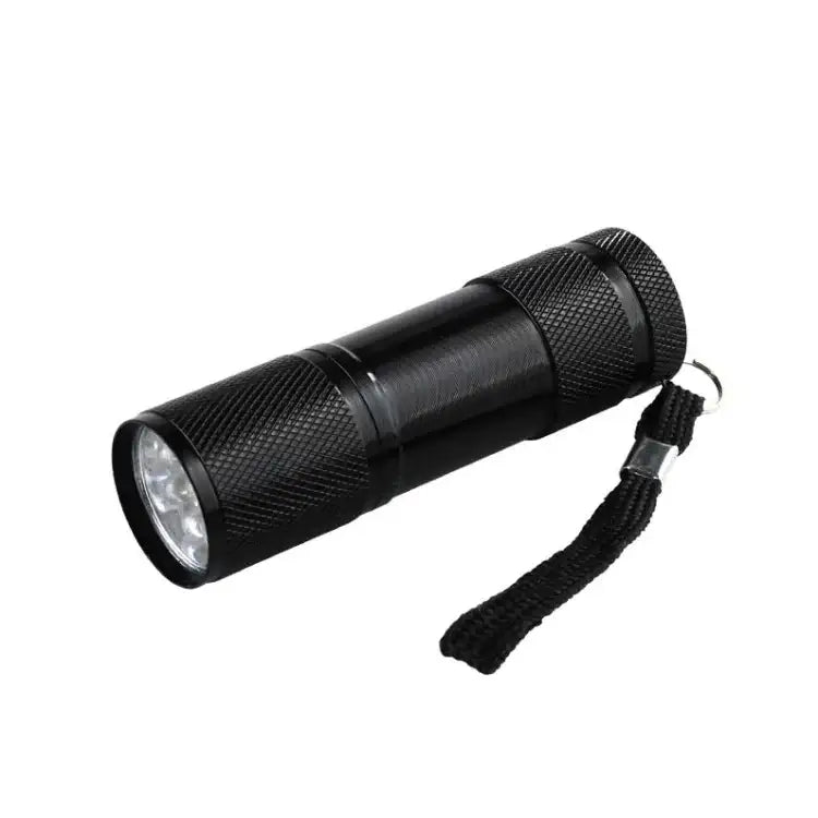 Kompakti UV-taskulamppu 395NM Mini 9 LEDillä