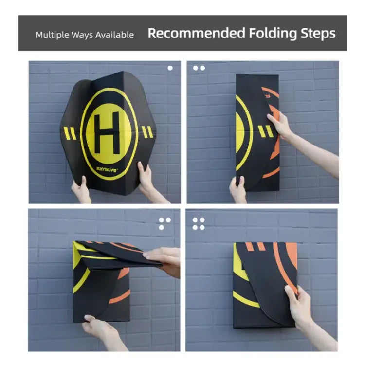 Sunnylife Drone Universal Double Sided Foldable Leather Helipad,Size:55 x 50cm - Action King