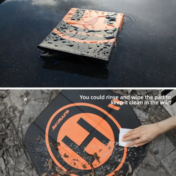 Sunnylife Drone Universal Double Sided Foldable Leather Helipad,Size:55 x 50cm - Action King