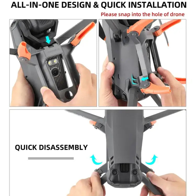 Sunnylife M3P-LG582 Förbättrat drönarljus för DJI Mavic 3 Pro, kompakt och kraftfullt.