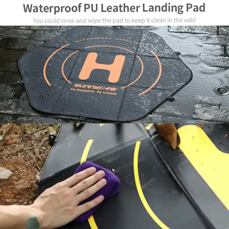 Sunnylife TJP11 80cm Hexagonal Double-sided Folding With Ground Spikes Drone Universal Apron - Action King