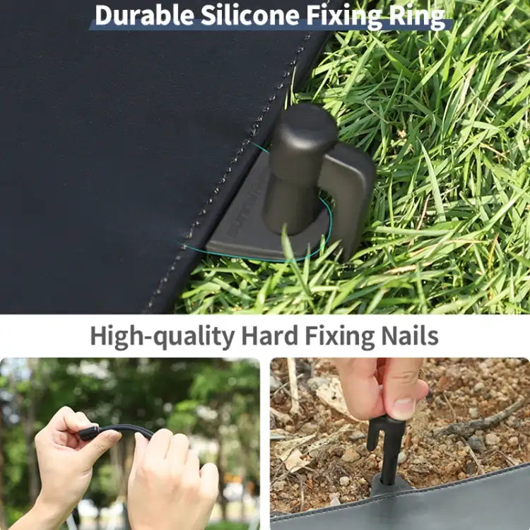 Sunnylife TJP10 110cm Hexagonal Double-Sided Folding With Ground Spikes Drone Universal Apron - Action King