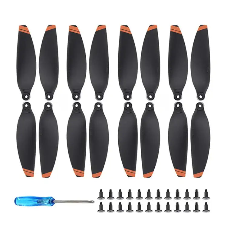 DJI Mavic Mini 4726F -droonin lisävarusteisiin, 2 paria oranssia reunaa, 4 paria oranssia reunaa, 2 paria hopeaa reunaa, 4 paria hopeaa reunaa, 2 paria kultaista reunaa, 4 paria kultaista reunaa