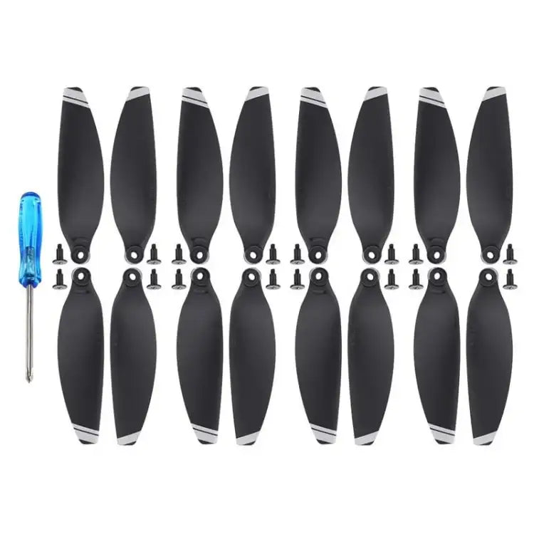 DJI Mavic Mini 4726F -droonin lisävarusteisiin, 2 paria oranssia reunaa, 4 paria oranssia reunaa, 2 paria hopeaa reunaa, 4 paria hopeaa reunaa, 2 paria kultaista reunaa, 4 paria kultaista reunaa