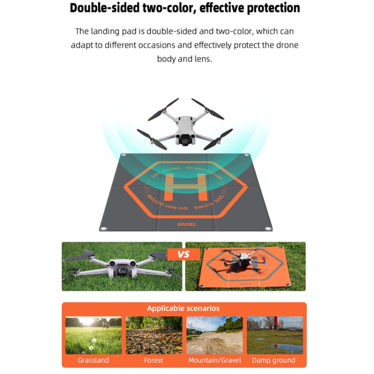BRDRC Drönar Landningsplatta 50x50cm för DJI