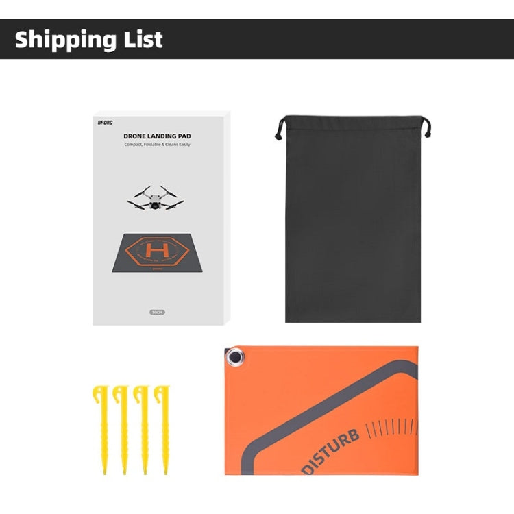 BRDRC Drönar Landningsplatta 50x50cm för DJI