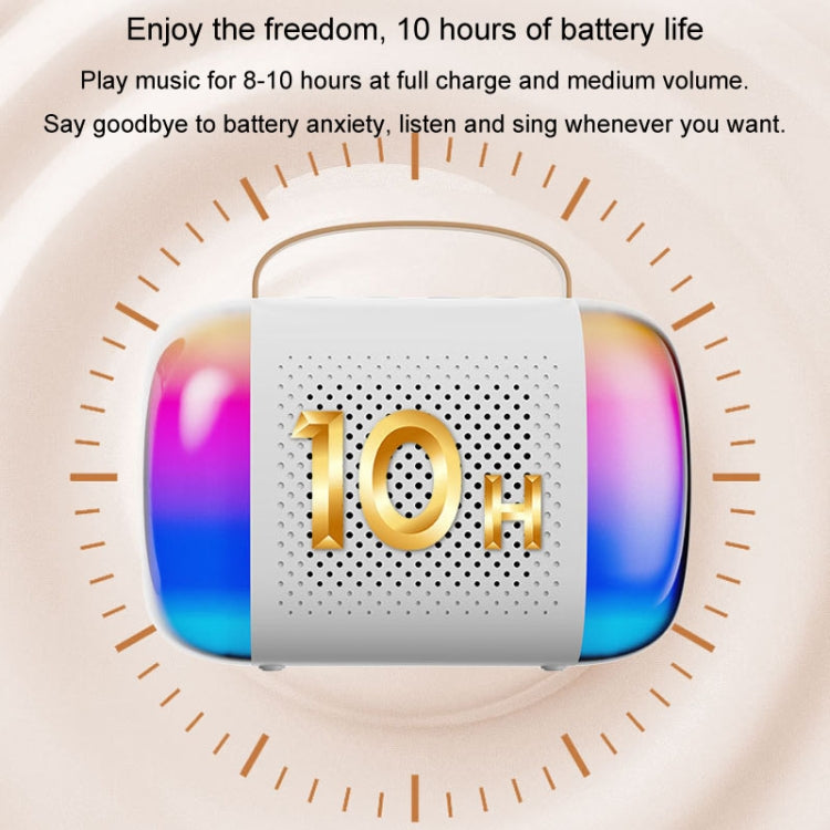 Kannettava Bluetooth-kaiutin kotiin ja ulkokäyttöön Langaton karaokeääni, Y5 1 mikrofoni, Y5 2 mikrofonia