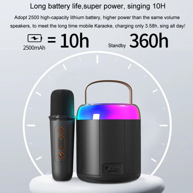 Kannettava Bluetooth-kaiutin, pieni ulkokäyttöön tarkoitettu karaokeääni, Y1 valkoinen, Y1 vaaleanpunainen, Y1 musta, Y2 valkoinen, Y2 vaaleanpunainen, Y2 musta