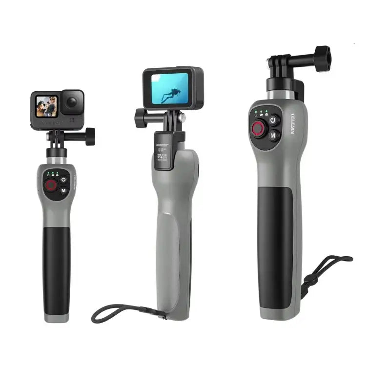Telesin Selfiepinne Vattentät - 250-850mm med Fjärr till GoPro Hero13/12/11/Mini/10/9/8 Black / Max - Action King