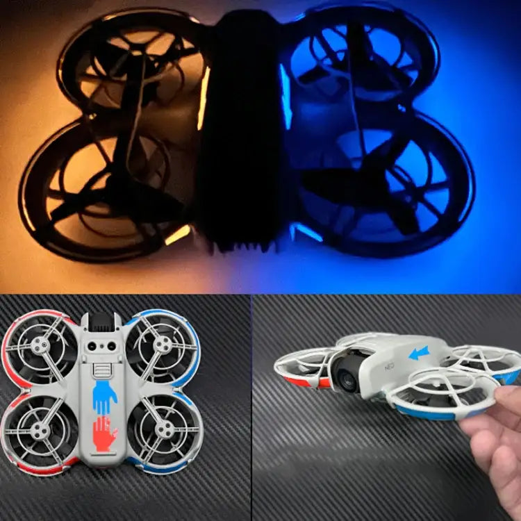 For DJI Neo CQT Dazzle Color Glow Stickers Waterproof Anti-fouling Luminous Drone Color Change Stickers - Action King