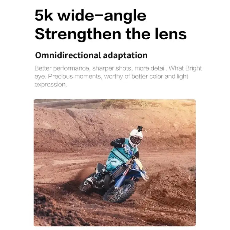 5K Action Camera Microphone - Advanced 5K Action Camera with Microphone